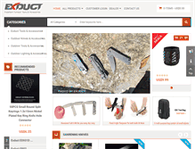 Tablet Screenshot of exduct.com